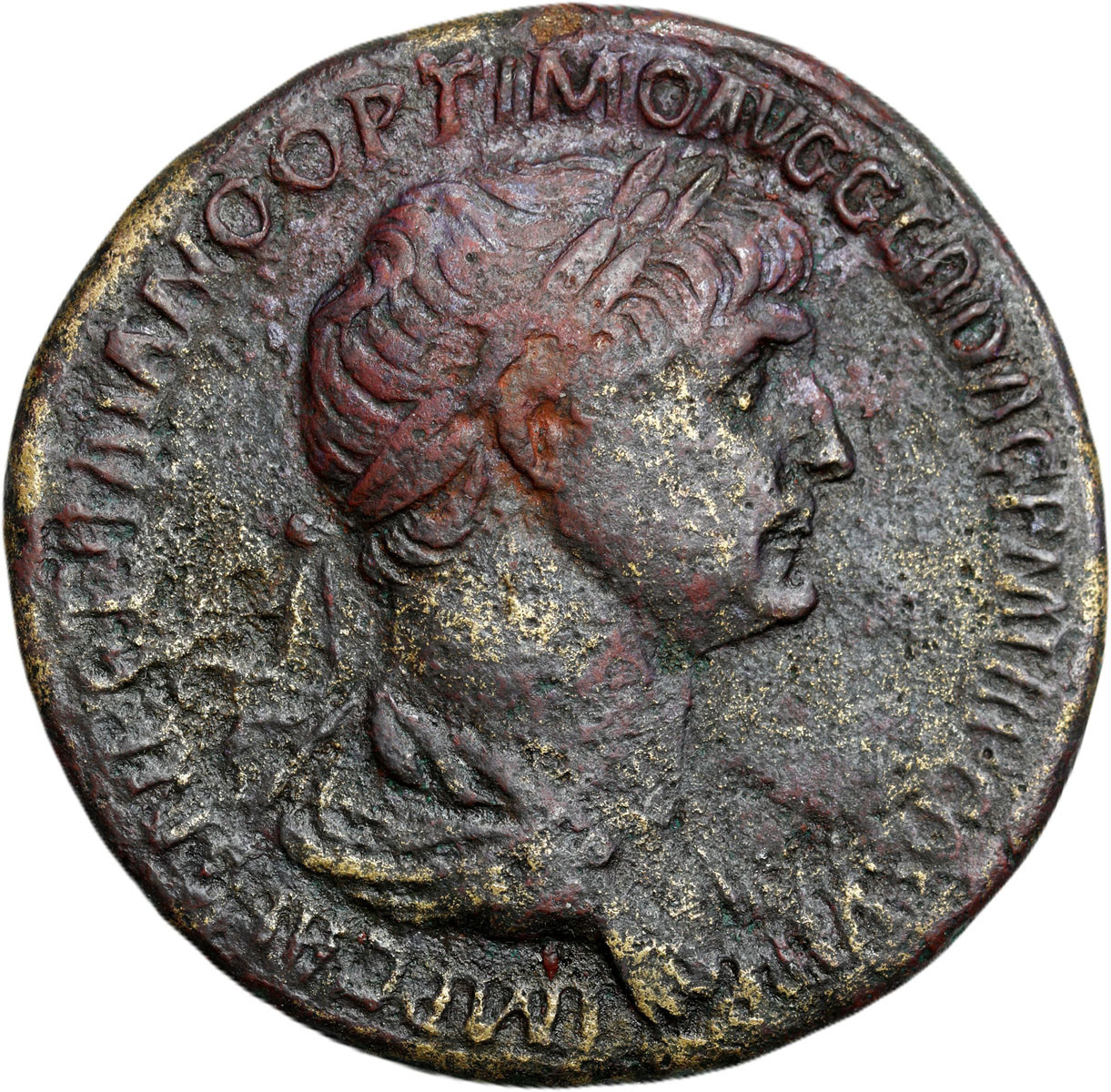 Cesarstwo Rzymskie Sesterc Trajan 98 – 117 n. e. Rzym